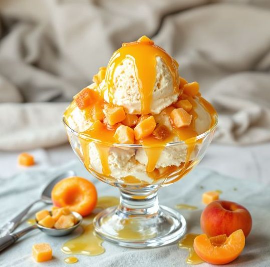 meruňka a zmrzlina min